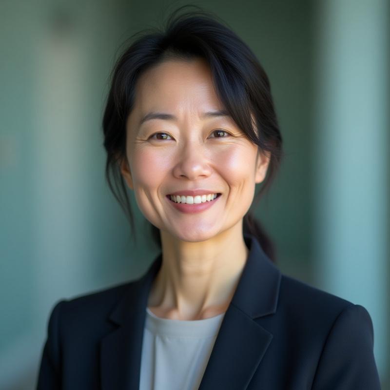 地図学者であり共同創設者である坂本美咲のポートレート