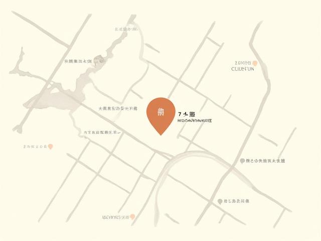 三界窯の所在地を示す地図